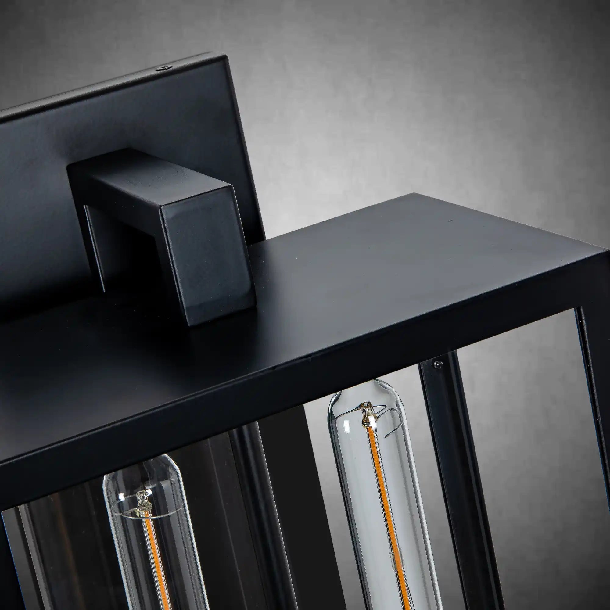 21" Gold Outdoor Wall Sconce with Glass Shade - GoldBlushlighting