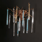 Modern Branch Colored Icicle  Wall Sconce