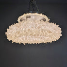 24-47 Inch Round Clear Geode Quartz Crystal Ring Pendant Light Modern Chandelier for Living Room - Diam 24''BrassBlushlighting