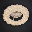 24 - 47 Inch Round Clear Geode Quartz Crystal Ring Pendant Light Modern Chandelier for Living Room - Blushlighting