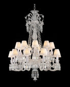 24 Light Lighting with Lampshades - Blushlighting