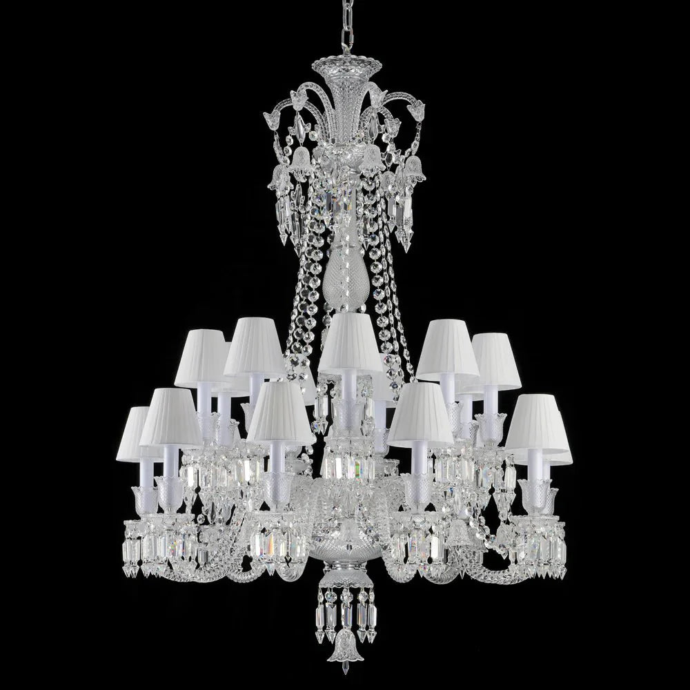 24 Light Lighting with Lampshades - Blushlighting