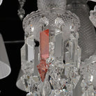 24 Lights Premium Crystal Chandelier with Lampshades - Blushlighting