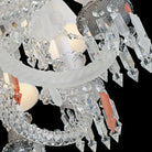 24 Lights Premium Crystal Chandelier with Lampshades - Blushlighting
