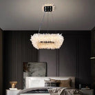 24'' Square Modern Geode Quartz Crystal Chandelier - Blushlighting