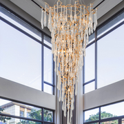 Claudia Crystal branch chandelier H 94.49"