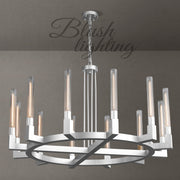 Celestia Candlestick Modern Round Chandelier 36", 48", 60"