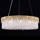 $2500+ Purchase Gift | Luxury Round Chandelier - GoldBlushlighting