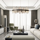 Lyra Round Glass Chandelier - view 16
