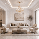 28.3" 12-Light Maria Theresa Crystal Chandelier - Gold - Blushlighting