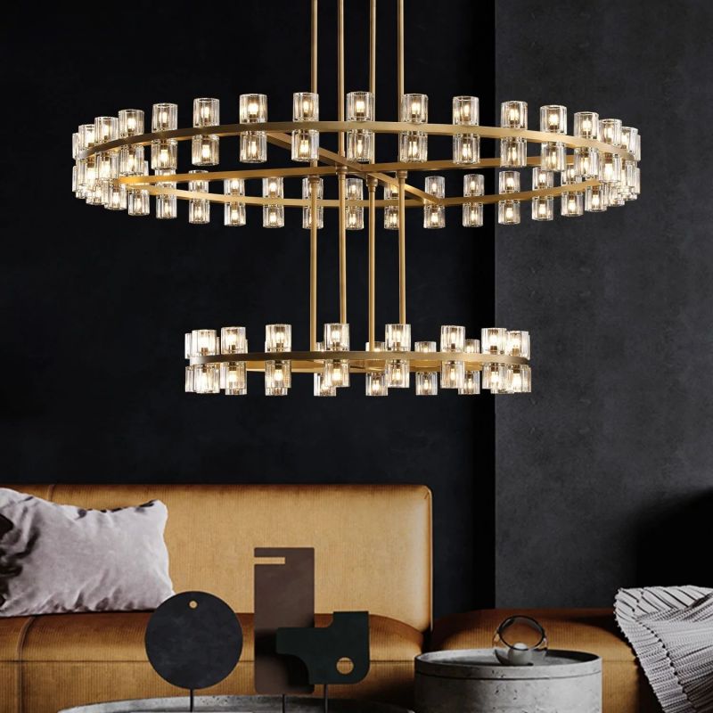 Arcachen 2-Tier Round Chandelier 60''