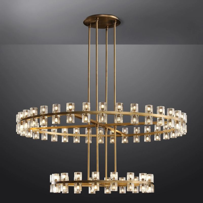 Arcachen 2-Tier Round Chandelier 60''
