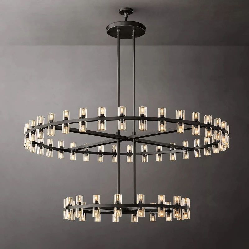 Arcachen 2-Tier Round Chandelier 60''
