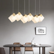 Real Alabaster Pendant Lights For Dining Room