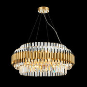 Blushlighting® Luxury Crystal LED Chandelier of Stainless Steel for Living Room, Lobby image | luxury lighting | luxury chandelier