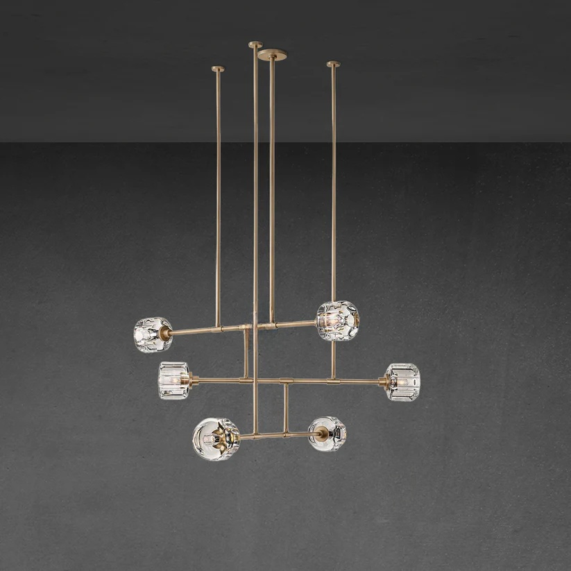 Demaket Mobile Round Chandelier 48" 62"