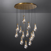 Silas Modern Raindrop Round Chandelier For Living Room