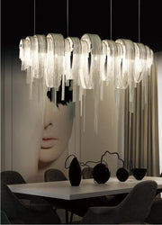 Modern Italian Style Tassel Art Chandelier Creative Light Fixture for Living/ Dining Room/ Cafe/ Show Room