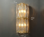 Blushlighting® Luxury Glass Wall Lamp in Post Modern Style, Living Room, Bedroom image | luxury lighting | luxury wall lamps