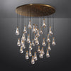 Silas Modern Raindrop Round Chandelier For Living Room