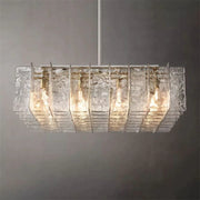 Lattice Square Chandelier 48", Modern Indoor Decor Lamp
