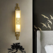 Blushlighting® Luxury Copper Wall Lamp in Chinese Style for Bedroom, Living Room image | luxury lighting | chinese style wall lamp