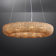 Hallow Round Crystal Led Ring Chandelier 32'' 41" 59"