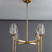 Tulip Round Living Room Chandelier 27", Island Chandelier