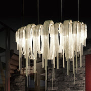 Modern Italian Style Tassel Art Chandelier Creative Light Fixture for Living/ Dining Room/ Cafe/ Show Room