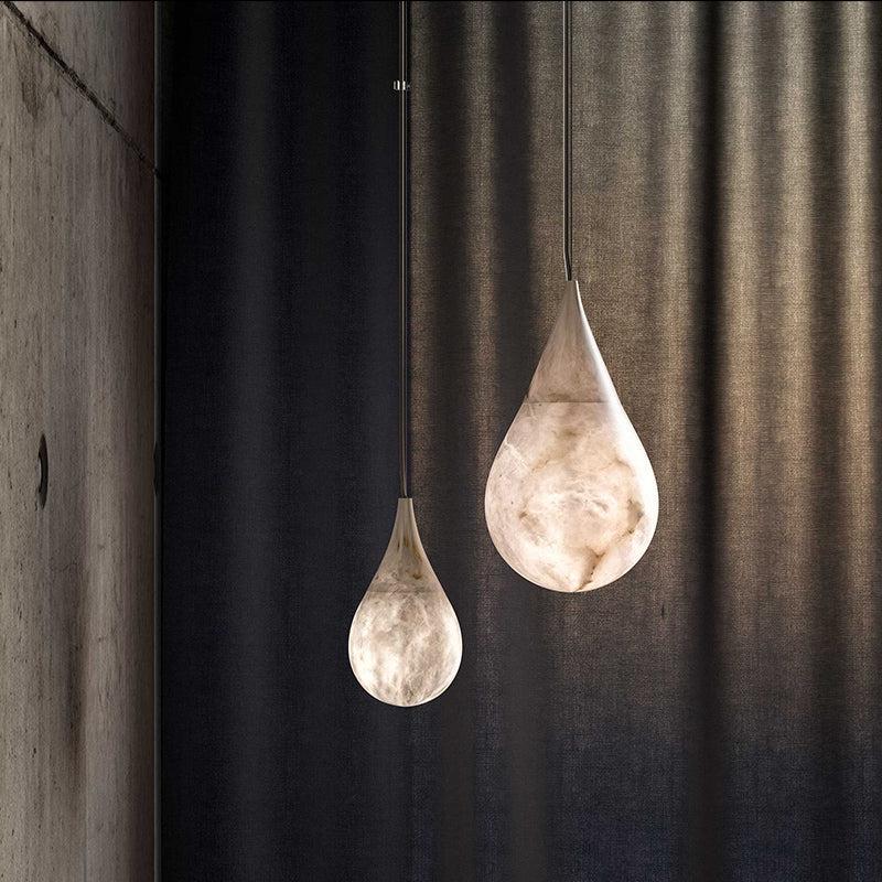 Alabaster Rain Pendant Lighting, Dining Table Pendant