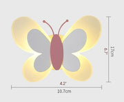 Blushlighting® Princess LED Wall Lamp in the Shape of Butterfly for Kids Room image | luxury lighting | luxury wall lamps for kids