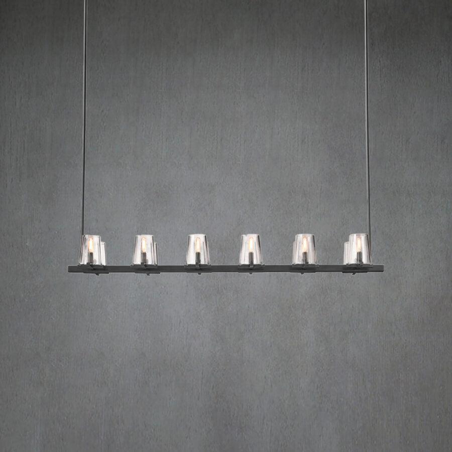 Paricia Glass Linear Chandelier 49", 60"