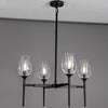 Tulip Round Living Room Chandelier 27", Island Chandelier