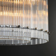 Cassius Modern Glass Chandelier For Living Room, Over Dining Table