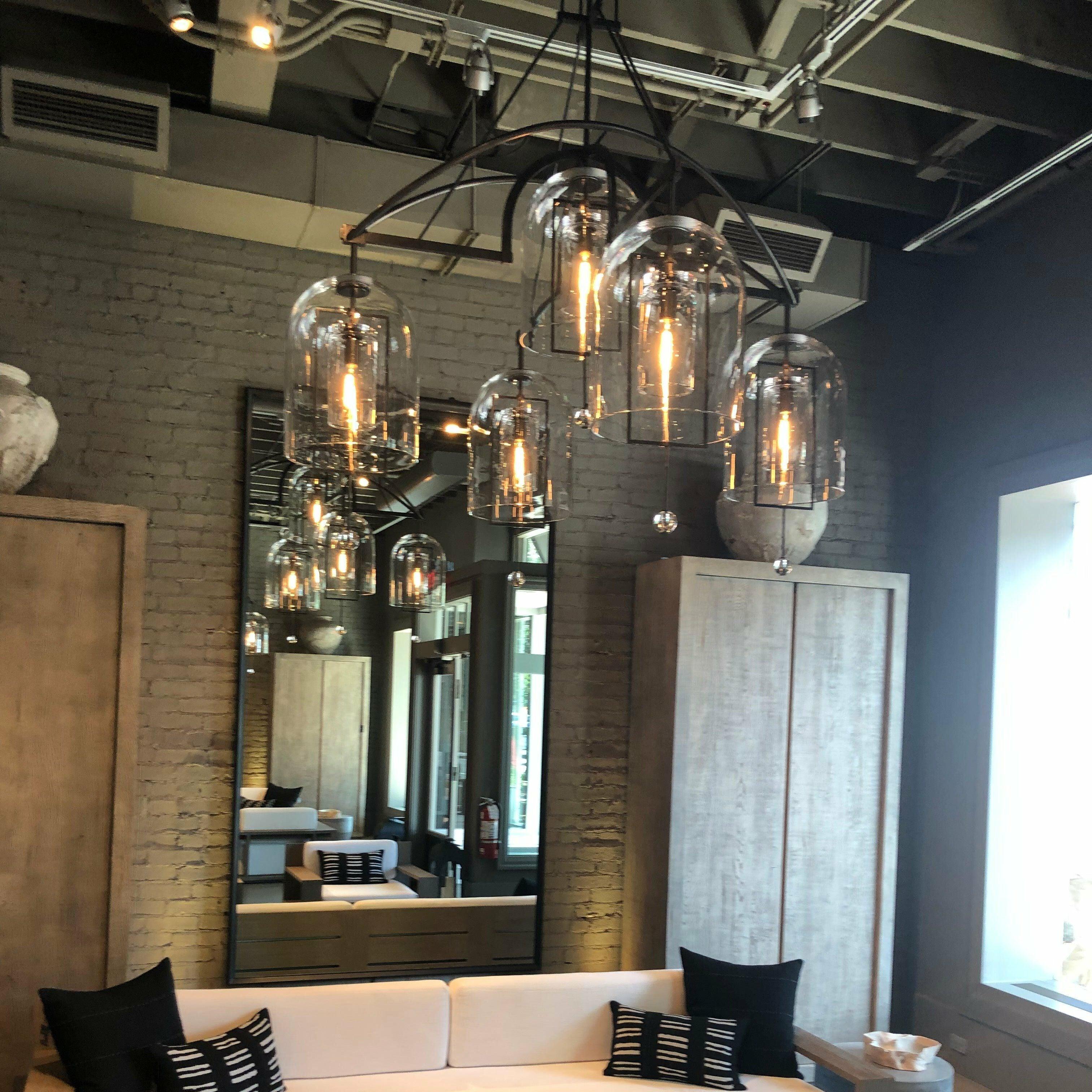 Fulcram Round Chandelier 73" 5-Lights