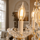 30" 10-Light Maria Theresa Crystal Chandelier - Gold - Blushlighting