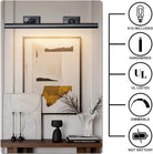 CEENWE 30-Inch Hardwired Brass Picture Light with Dimmable LEDs