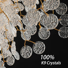 YUYI 30-Inch Modern Tree Branch Crystal Chandelier for Dining Rooms