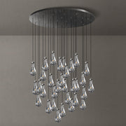 Silas Modern Raindrop Round Chandelier For Living Room 60"-31-Lights