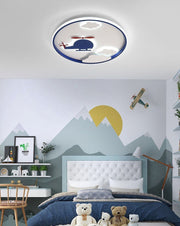 Blushlighting® Decorative LED Ceiling Helicopter Lamp for Kids Room, Bedroom, Living Room image | luxury lighting | lamps for kids