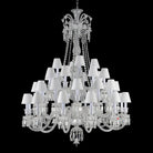 36 Lights Crystal Lighting with Lampshades - Blushlighting