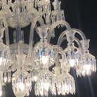 36 Lights Solstice Chandelier Clear Big Lighting - Blushlighting