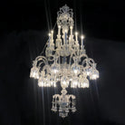 36 Lights Solstice Chandelier Clear Big Lighting - Blushlighting