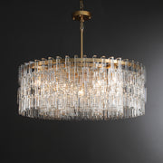 Calista Modern Luxury Round K9 Crystal Chandelier 36", 48", 60", Living Room Chandelier