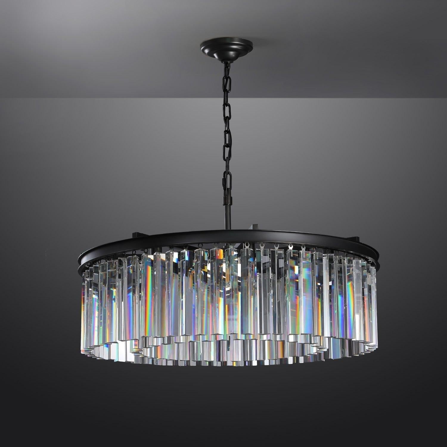RhysBU Round Chandelier 32"