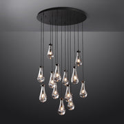 Silas Modern Raindrop Round Chandelier For Living Room 47"-21-Lights