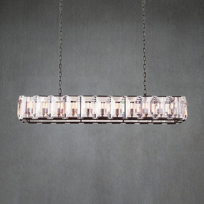 Harlew Crystal Rectangular Chandelier42''54''62''74"