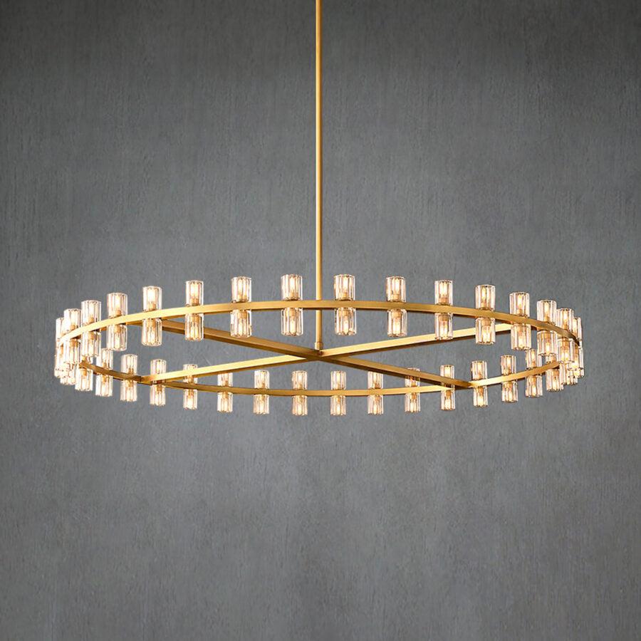 Arcachen Crystal Round Chandelier 60"