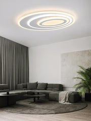 Blushlighting® Minimalist Oval LED Ceiling Light For Kids Room, Living Room, Study Cool Light / L23.6xW19.7" / L60.0xW50.0cm