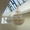 4-tier Empire Extra Large Crystal Chandelier